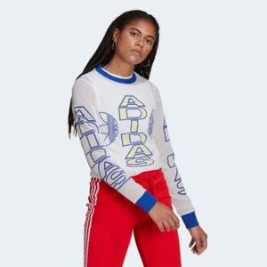 Adidas mesh graphic shirt